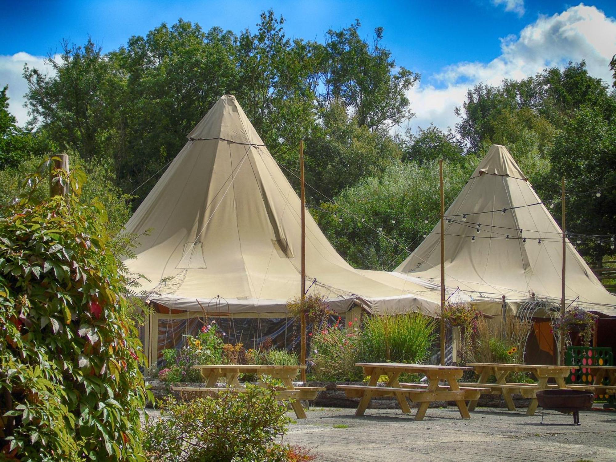 Отель Ceridwen Glamping, Double Decker Bus And Yurts Llandysul Экстерьер фото